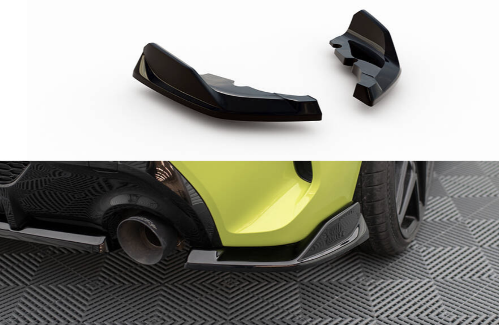 Splittery Tylne V.9 Maxton BMW 1 M-Pack : M135i F40-4