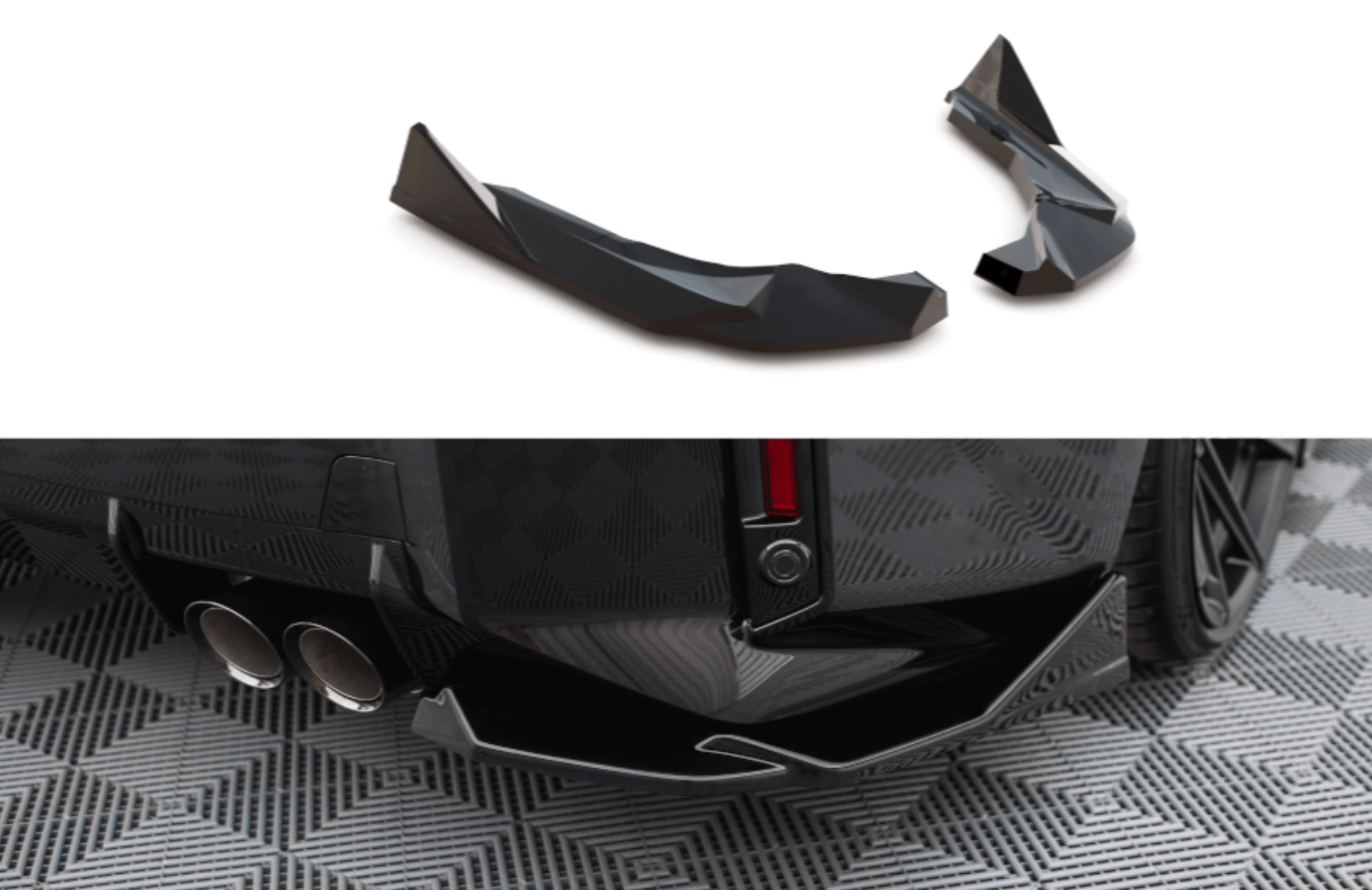 Splittery Tylne Boczne V.2 Maxton BMW M2 G87-5