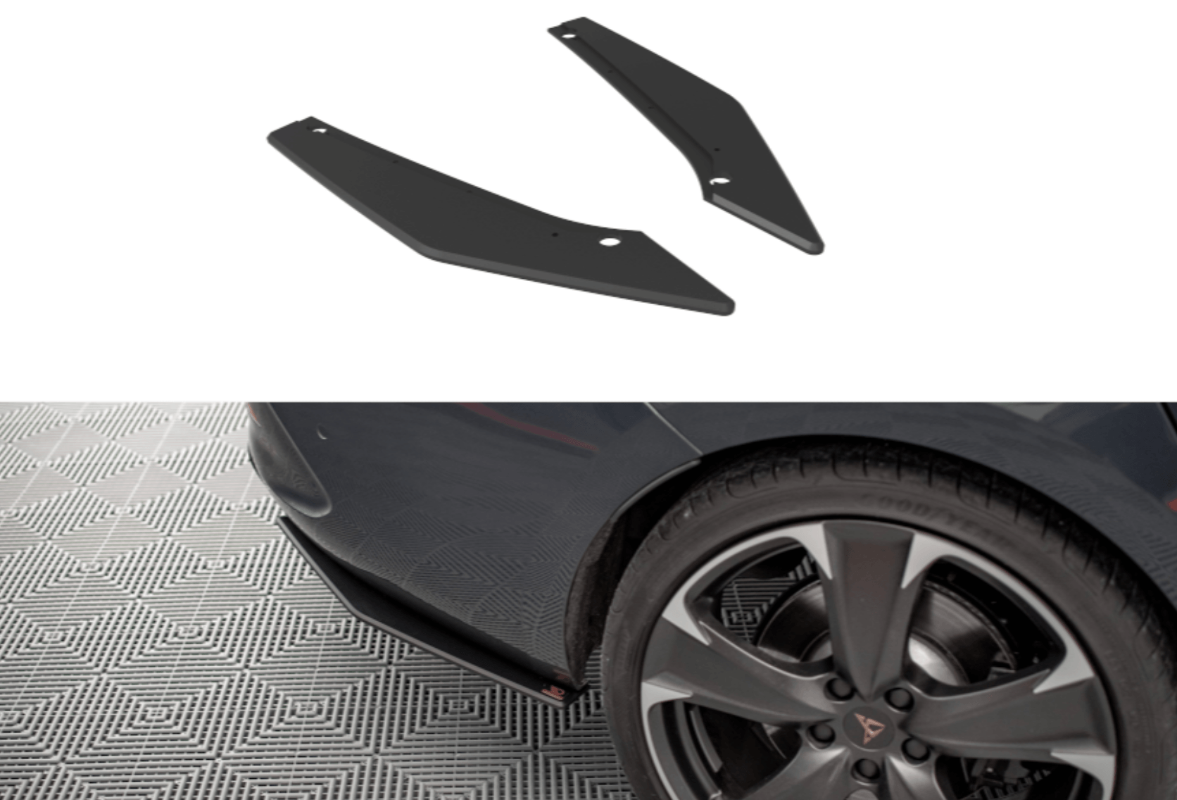 Splittery Tylne Boczne Street Pro Maxton Cupra Leon ST-5