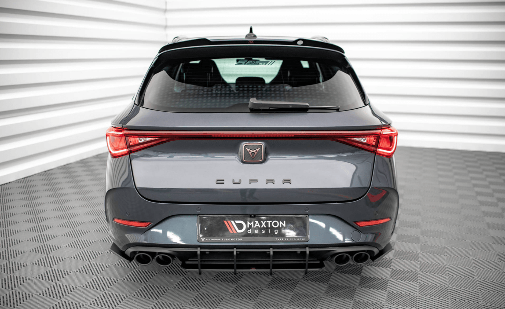 Splittery Tylne Boczne Street Pro Maxton Cupra Leon ST Mk1-4