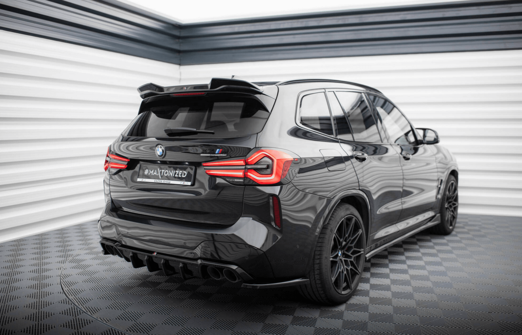 Spoiler Cap 3D Maxton BMW X3 M F97 - F97 Facelift-3