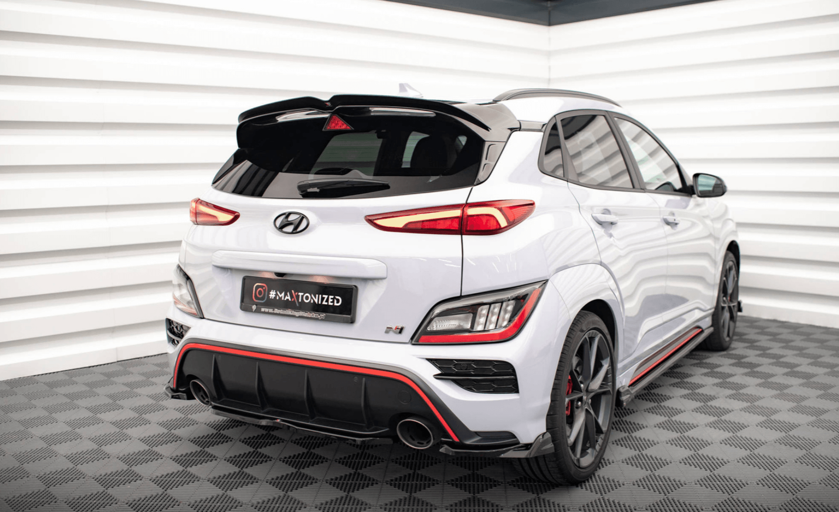 Splittery Tylne Boczne V.2 Maxton Hyundai Kona N Mk1-5