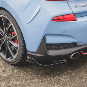 Splittery tylne boczne Maxton V3 Hyundai I30 N Mk3 Hatchback (czarny połysk)