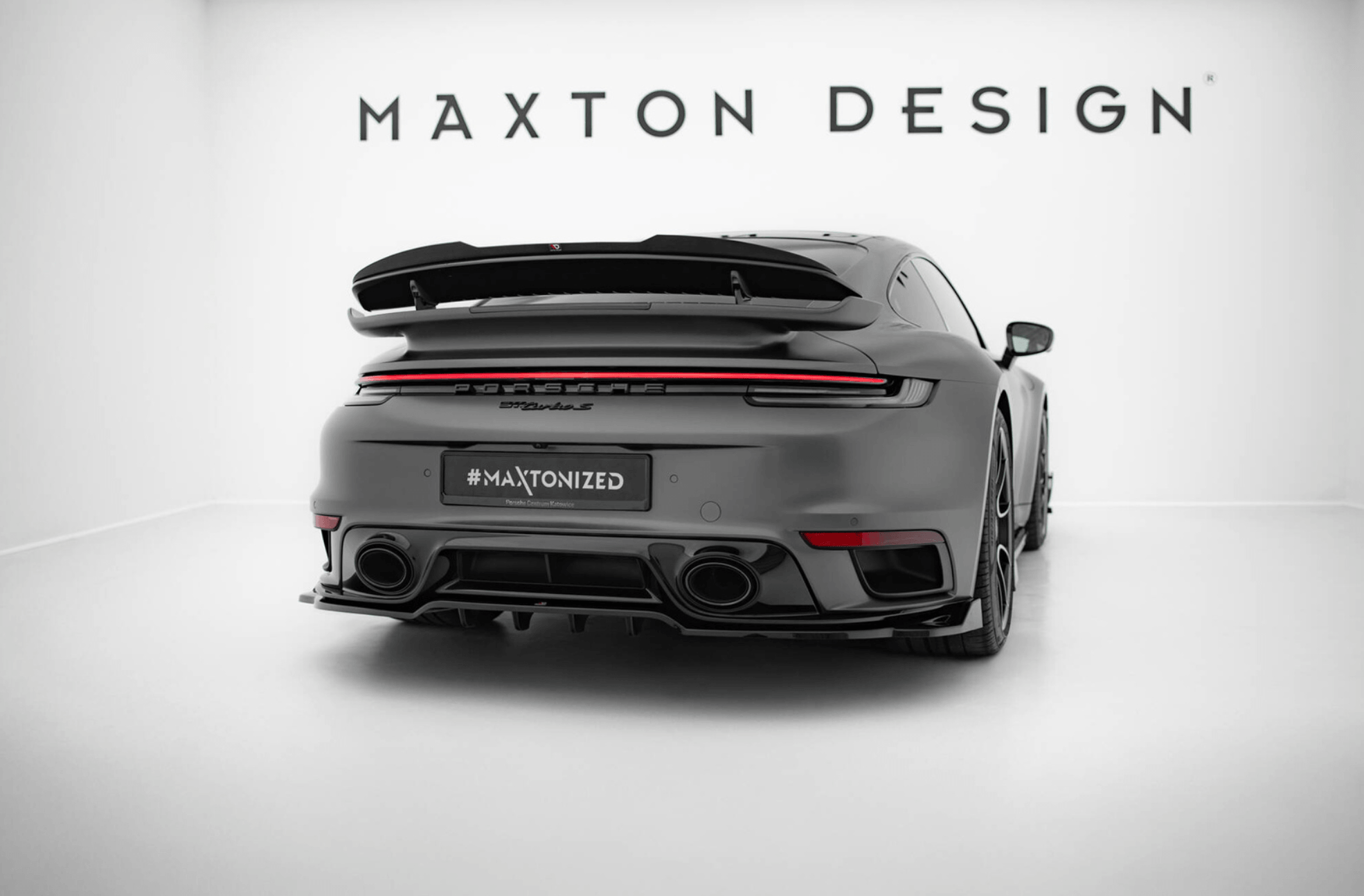 Spoiler Cap Maxton Porsche 911 Turbo S Sport Package 992-4