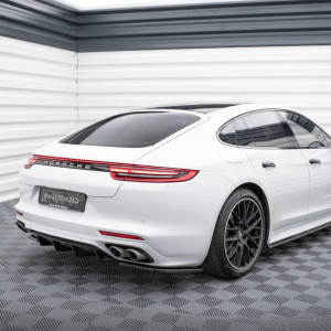 Splittery tylne boczne Maxton Porsche Panamera Turbo / GTS 971 (czarny połysk)