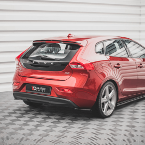 Splittery tylne boczne Maxton Volvo V40 (czarny połysk)