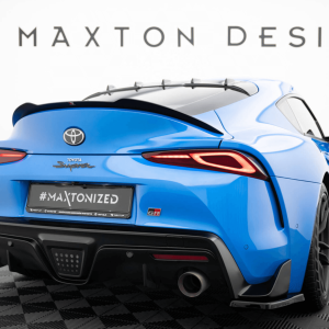 Splittery tylne boczne Maxton V1 Toyota Supra MK5 (czarny połysk)
