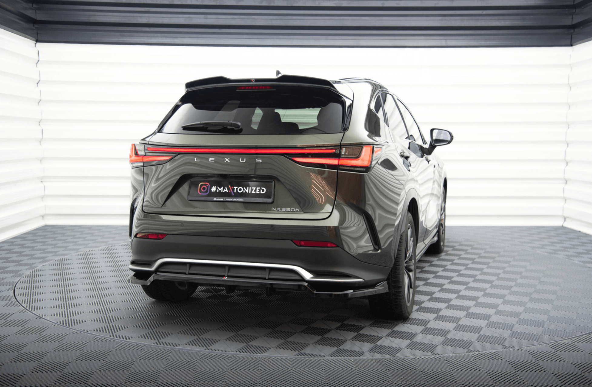 Spoiler Cap 3D Maxton Lexus NX F-Sport Mk2-4