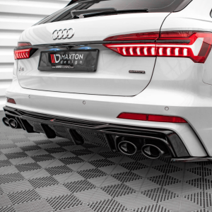 Dokładka Tylna + Atrapa Wydechu Maxton Audi A6 S-Line / S6 C8 / C8 Facelift