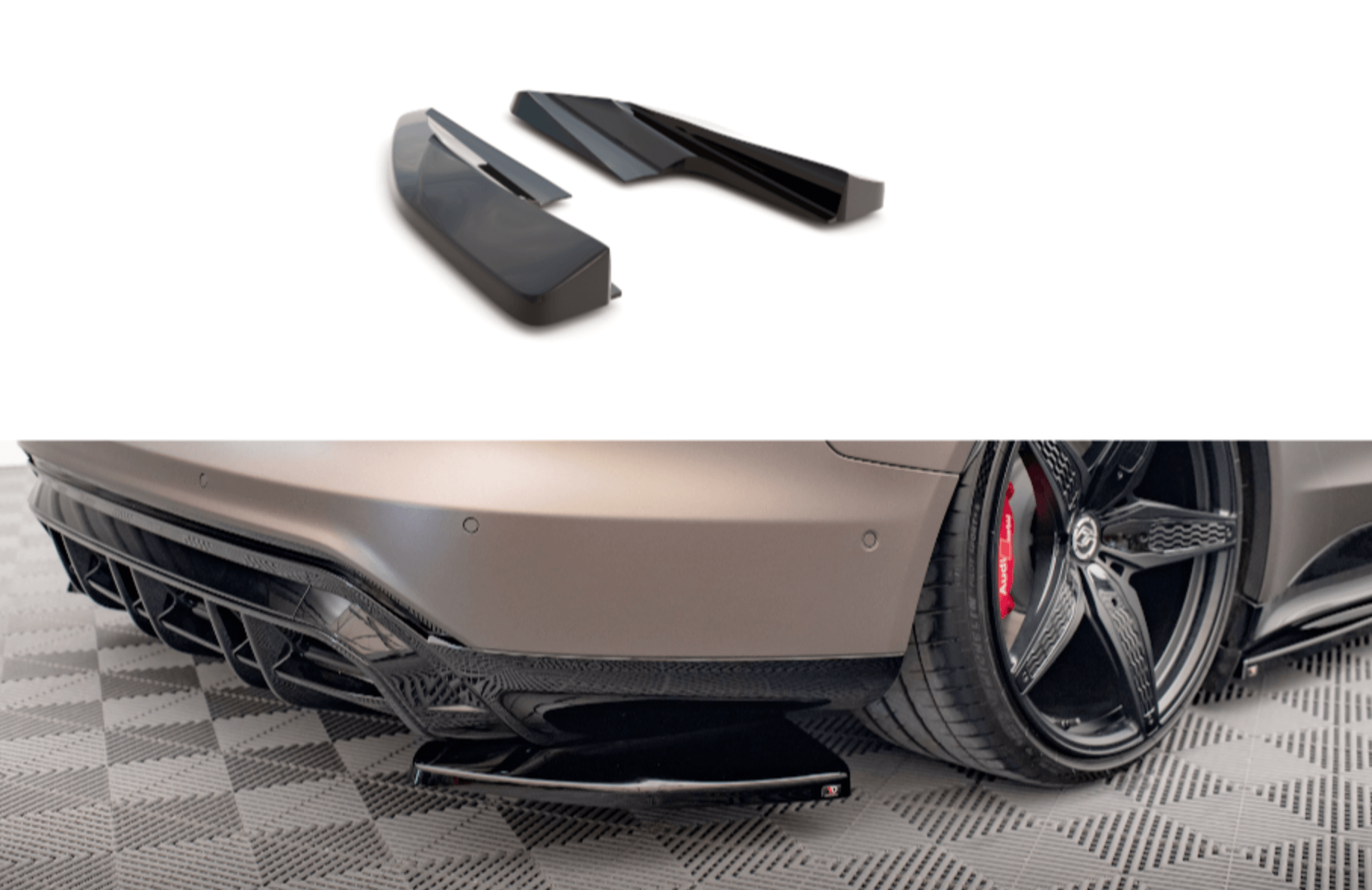 Splittery Tylne Boczne V.1 Maxton Audi e-Tron GT - RS GT Mk1-5