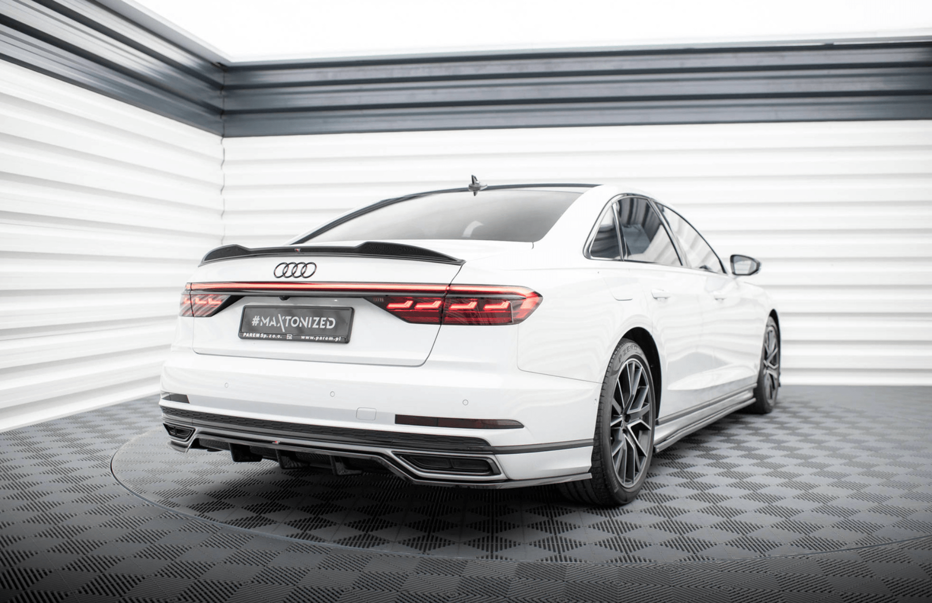 Spoiler Cap 3D Maxton Audi A8 - S8 - A8 S-Line D5 - D5 Facelift-7