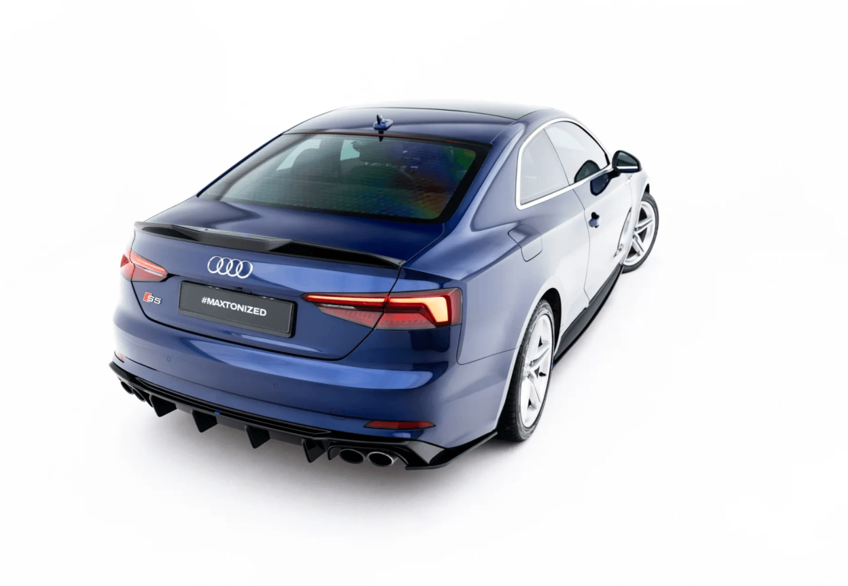 Spoiler Cap 3D Maxton Audi S5 Coupe - A5 S-Line Coupe F5 Facelift-5