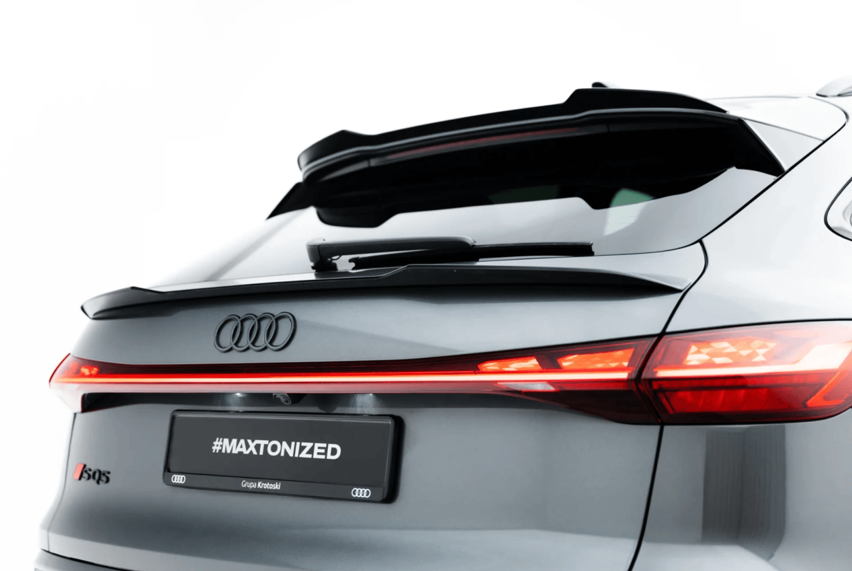 Dolny Spoiler Cap Maxton Audi SQ5 - Q5 S-Line Sportback Mk3-5